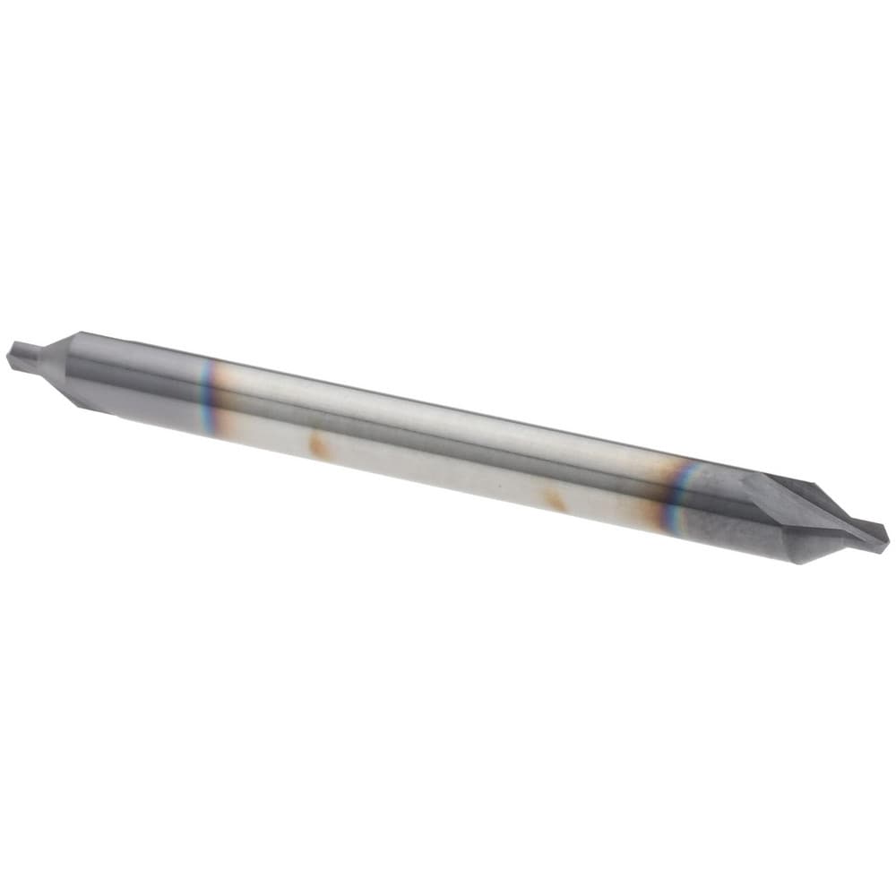 Combo Drill & Countersink: #1, 1/8" Body Dia, 1180, Solid Carbide