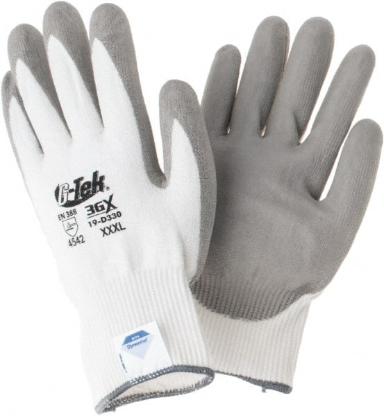 PIP 19-D330/XXXL Cut-Resistant Gloves: Size 3XL, ANSI Cut A4, Dyneema 
