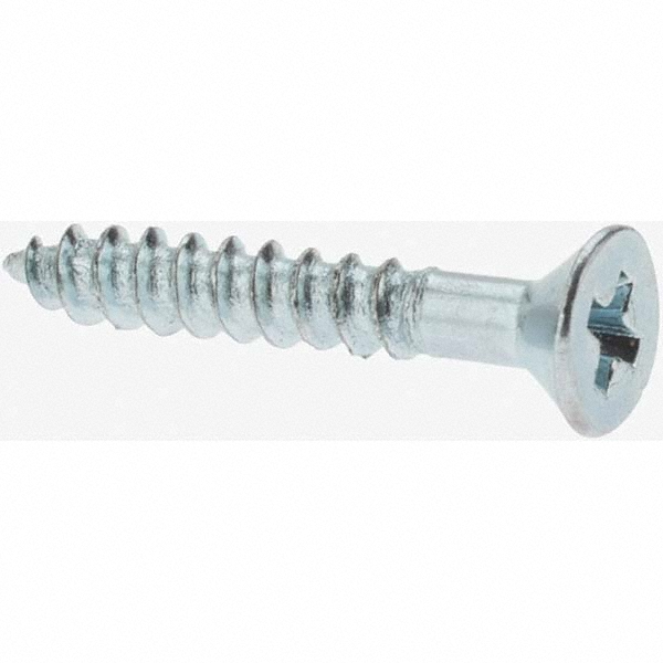 Sheet Metal Screw: #4, Flat Head, Phillips
