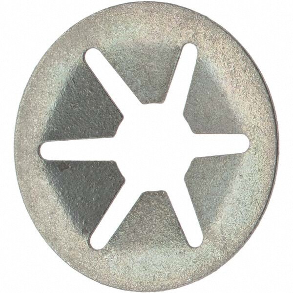 Push Nuts; For Use With: Non Threaded Fasteners ; System of Measurement: Inch ; Screw Size (Inch): 5/16 ; Outside Diameter (Inch): 15/16 ; Finish/Coating: Zinc