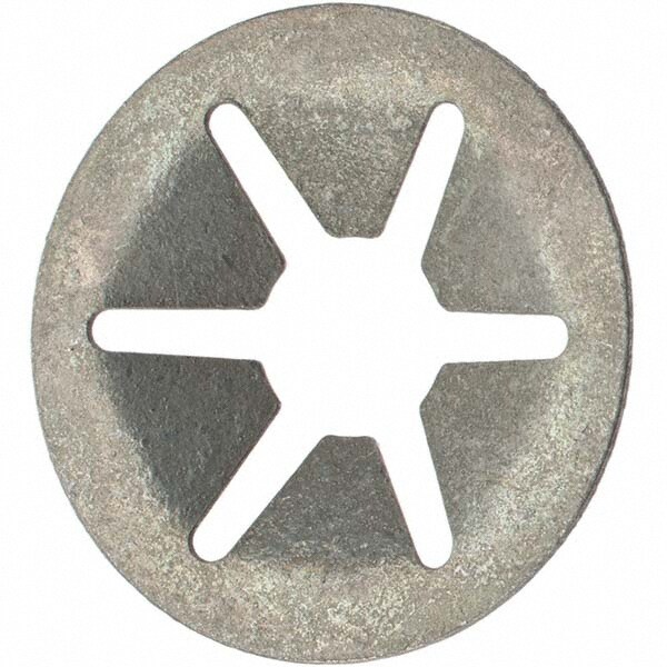 Push Nuts; For Use With: Non Threaded Fasteners ; System of Measurement: Inch ; Screw Size (Inch): 5/16 ; Outside Diameter (Inch): 15/16 ; Finish/Coating: Zinc