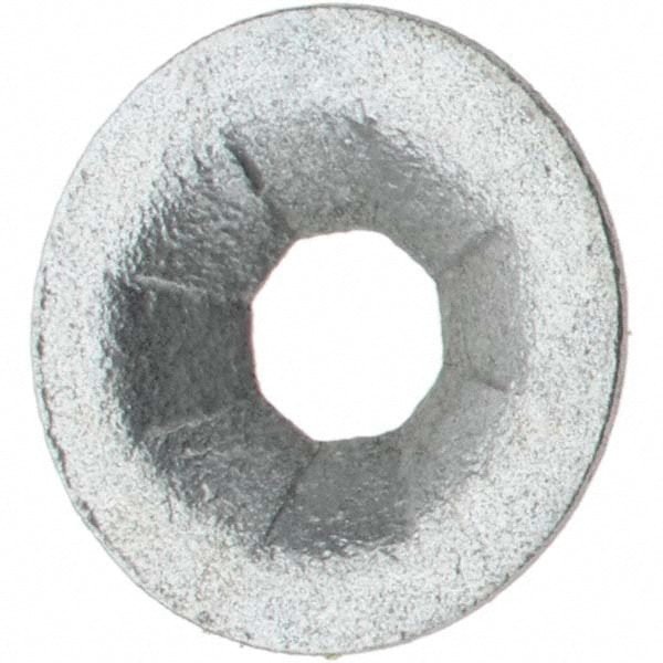 Push Nuts; For Use With: Non Threaded Fasteners ; System of Measurement: Inch ; Screw Size (Inch): 5/32 ; Outside Diameter (Inch): 7/16 ; Finish: Zinc Plated ; Finish/Coating: Zinc-Plated