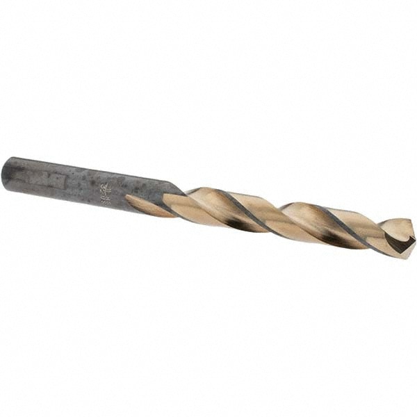 Mechanics Drill Bit: 11/32" Dia, 1350, High Speed Steel, Weldon Shank, Split Point