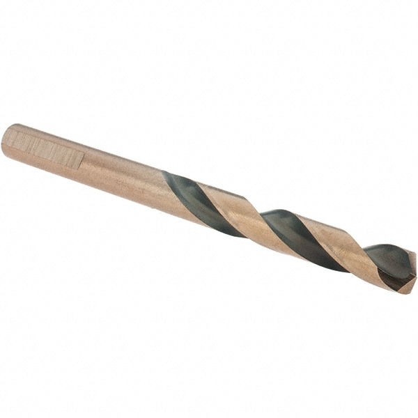 Mechanics Drill Bit: 9/32" Dia, 1350, High Speed Steel, Weldon Shank, Split Point