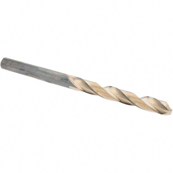 Mechanics Drill Bit: 13/64" Dia, 1350, High Speed Steel, Straight-Cylindrical Shank, Split Point