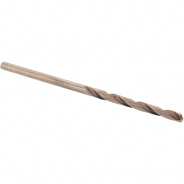 Mechanics Drill Bit: 5/64" Dia, 135 ° Point, High Speed Steel, Straight-Cylindrical Shank, Split Point