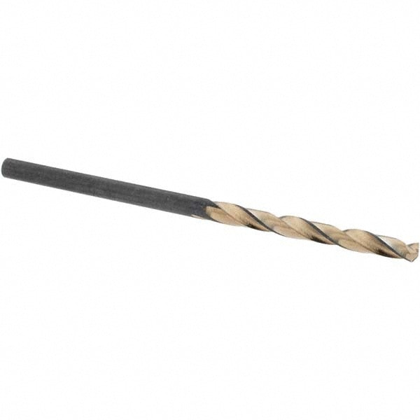 Mechanics Drill Bit: 7/64" Dia, 135 ° Point, High Speed Steel, Straight-Cylindrical Shank, Split Point