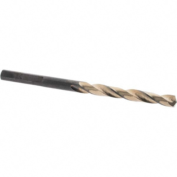 Mechanics Drill Bit: 3/16" Dia, 1350, High Speed Steel, Straight-Cylindrical Shank, Split Point