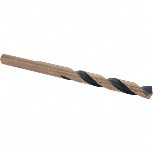 Mechanics Drill Bit: 7/32" Dia, 135 ° Point, High Speed Steel, Straight-Cylindrical Shank, Split Point