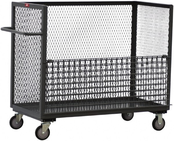 Jamco - Steel Basket Truck: 107.14 Gal, 1,200 Lb Capacity, 44