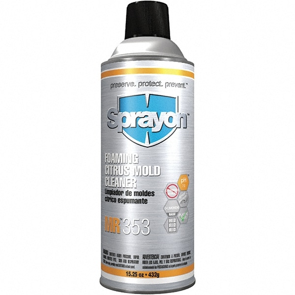 Sprayon® - 15.25 Ounce Aerosol Can, White, Mold Cleaner | MSC Direct