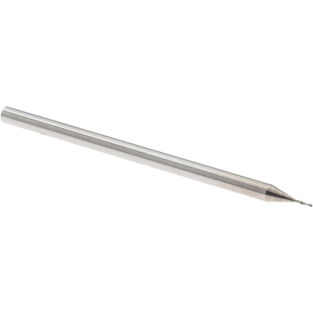 Spotting Drill: 0.25 mm Dia, 120 ° Point, 30 mm OAL, Solid Carbide