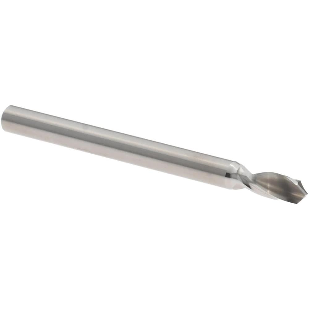 Spotting Drill: 2.7 mm Dia, 120 ° Point, 38 mm OAL, Solid Carbide