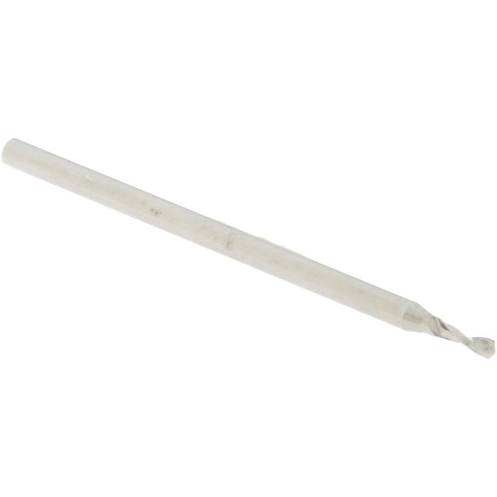 120° 0.95mm Diam 30mm OAL 2-Flute Solid Carbide Spotting Drill