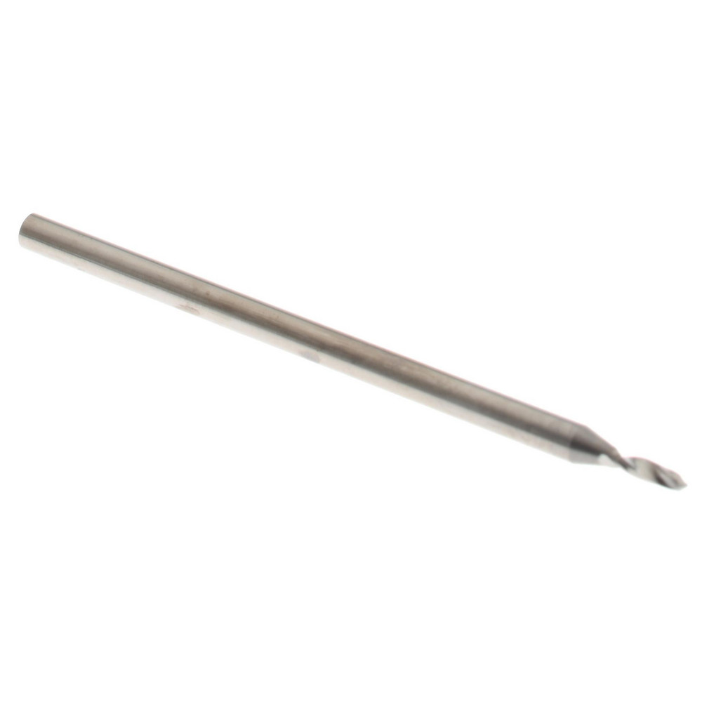 Spotting Drill: 0.8 mm Dia, 120 ° Point, 30 mm OAL, Solid Carbide