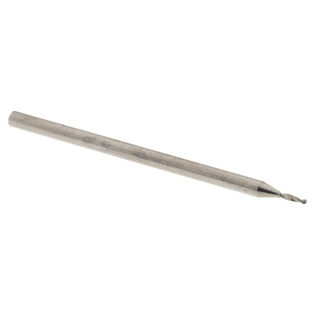 Spotting Drill: 0.55 mm Dia, 120 ° Point, 30 mm OAL, Solid Carbide