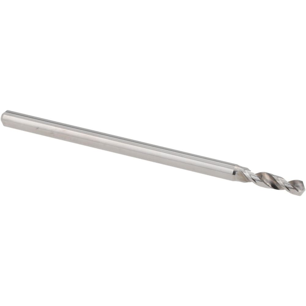 Micro Drill Bit: 1.76 mm Dia, (0.0693"), 120 deg, Solid Carbide