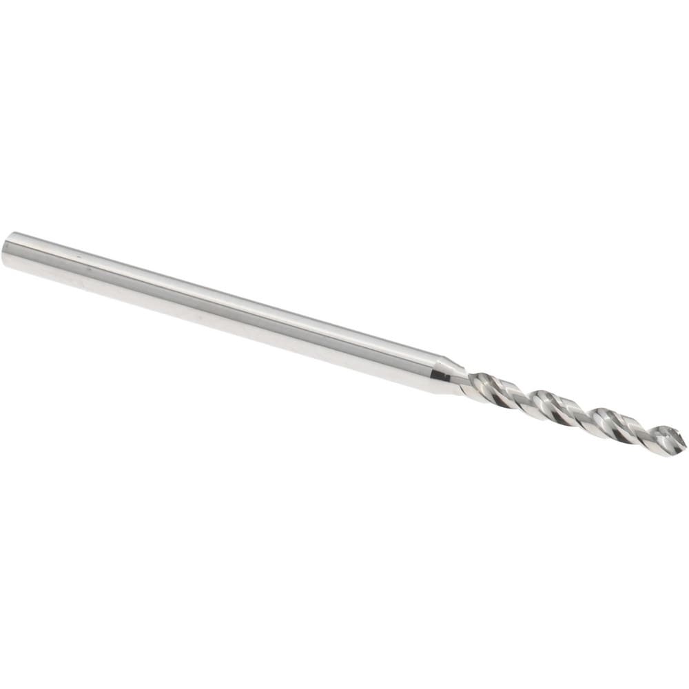 Micro Drill Bit: 1.12 mm Dia, (0.0441"), 120 deg, Solid Carbide