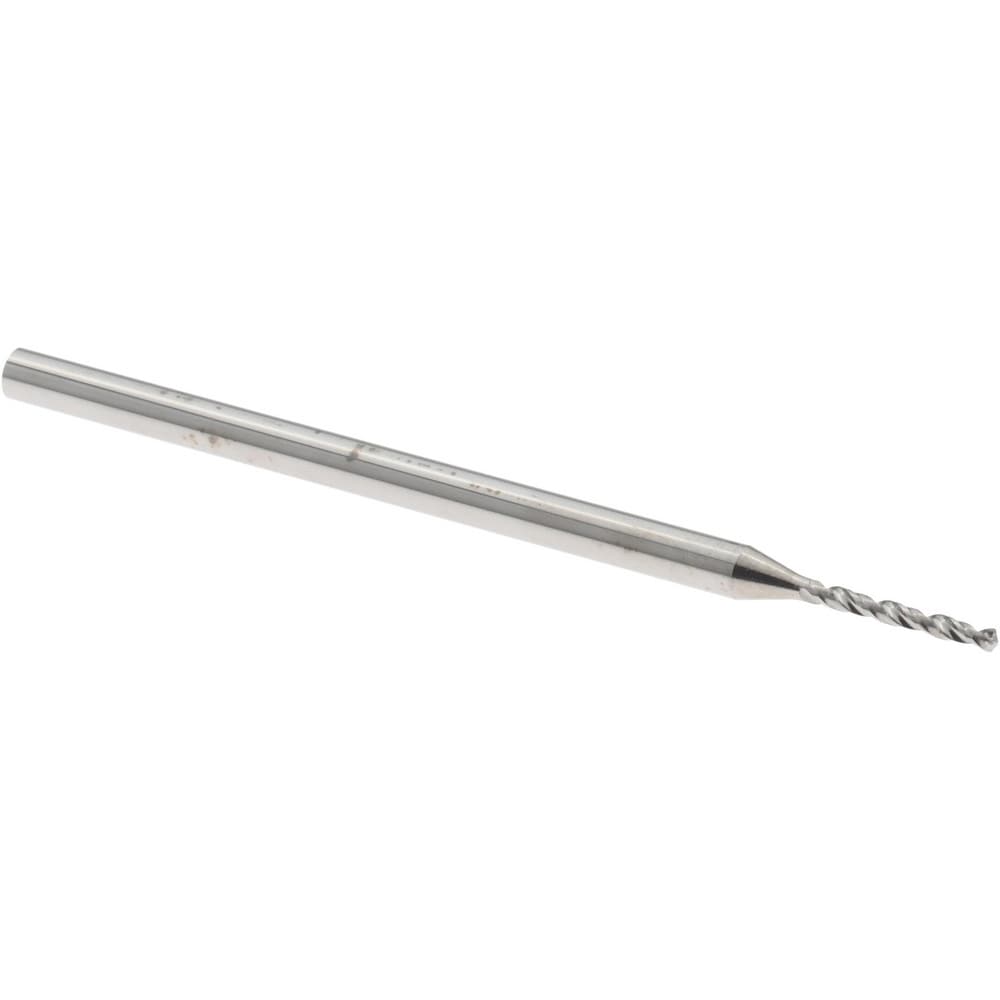 Micro Drill Bit: 0.0252" Dia, 120 deg, Solid Carbide
