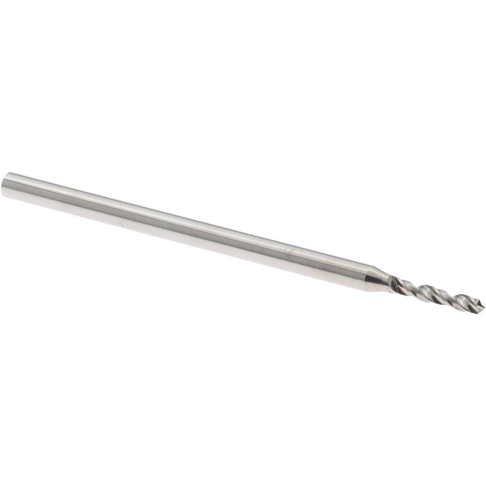 Micro Drill Bit: 0.0366" Dia, 120 deg, Solid Carbide