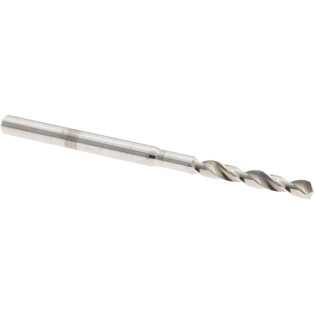 Micro Drill Bit: 2.55 mm Dia, (0.1004"), 140 deg, Solid Carbide