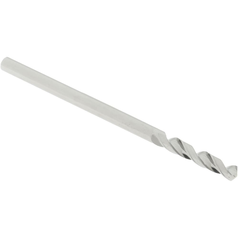 Micro Drill Bit: 5/64" Dia, 120 ° Point, Solid Carbide