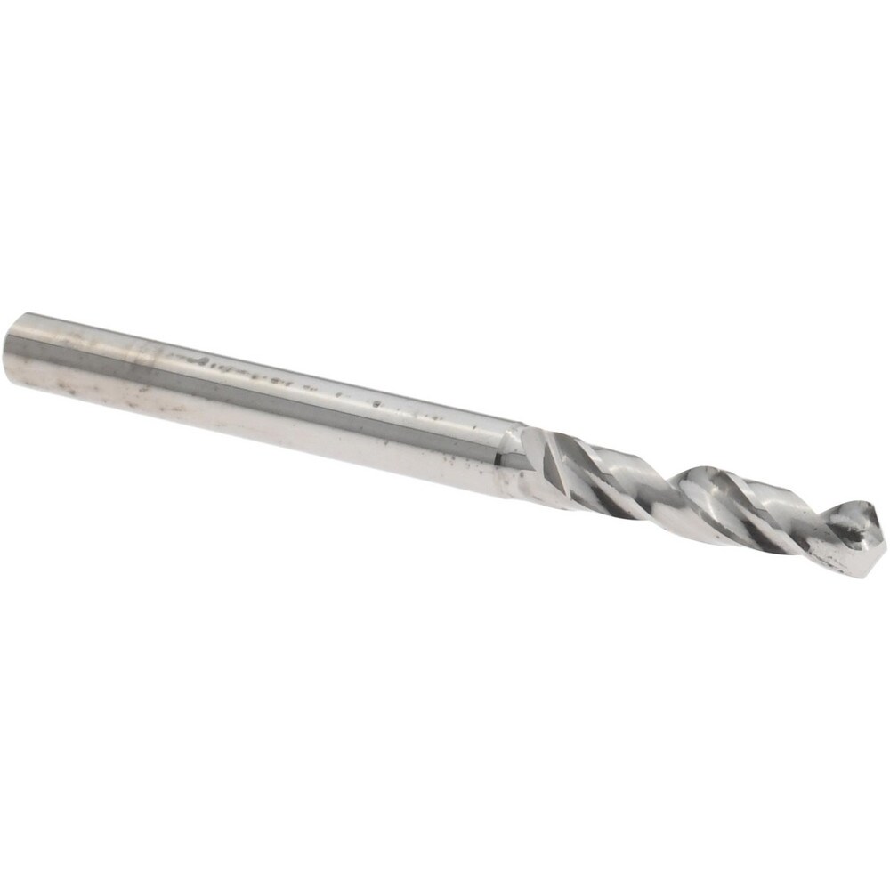 Micro Drill Bit: 2.83 mm Dia, (0.1114"), 120 deg, Solid Carbide