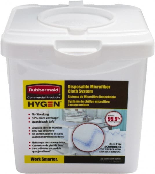 Rubbermaid 2135007 HYGEN 12 X 12" Disposable Microfiber Charging Tub for Cloth 
