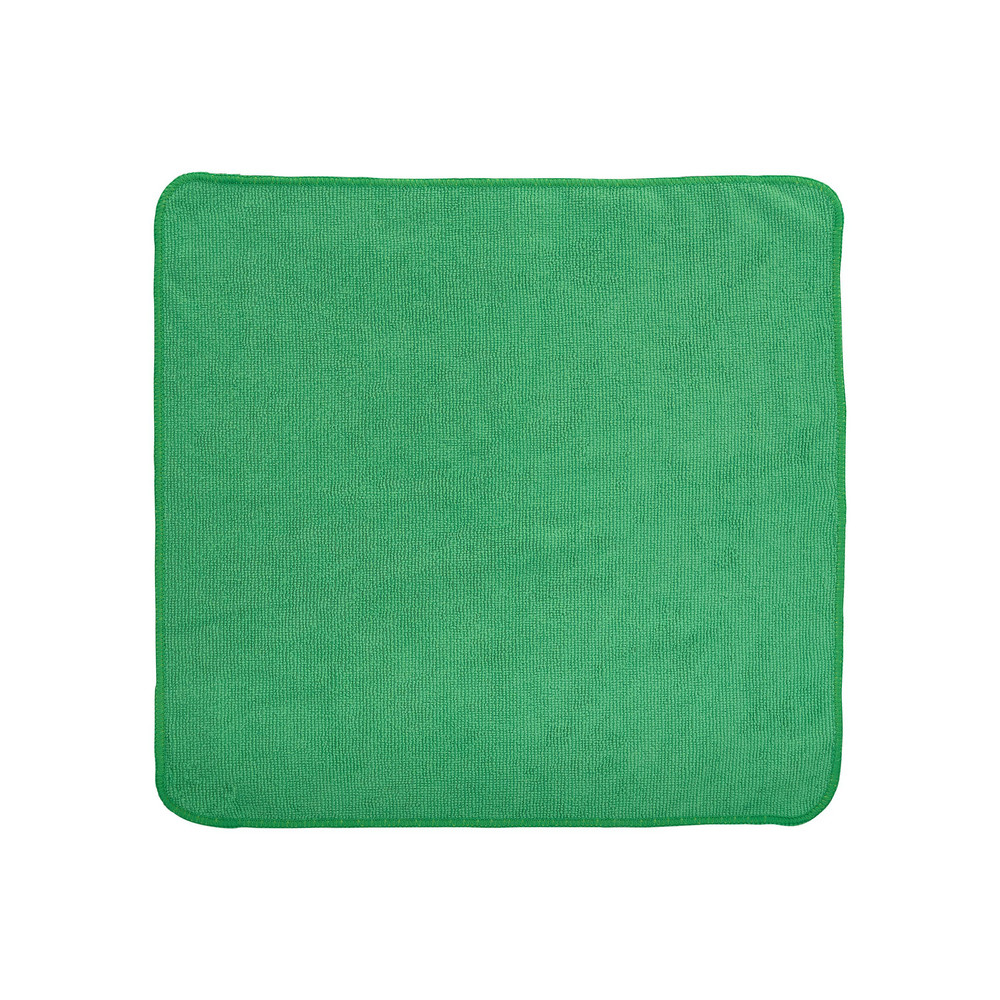 Light Commercial Microfiber Cloth, 12 x 12 inch, Green, All-Purpose Rag/Towel