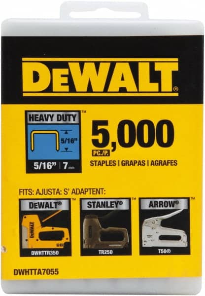 Steel Heavy-Duty Staple: 15/32" Leg Length