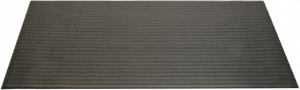 Anti-Fatigue Mat: 60" Length, 36" Wide, 3/8" Thick, Vinyl, Beveled Edge, Medium-Duty