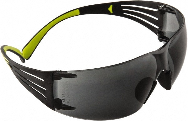 Safety Glass: SecureFit, Gray Lenses, Anti-Fog & Scratch-Resistant, ANSI Z87.1+;CSA Z94.3
