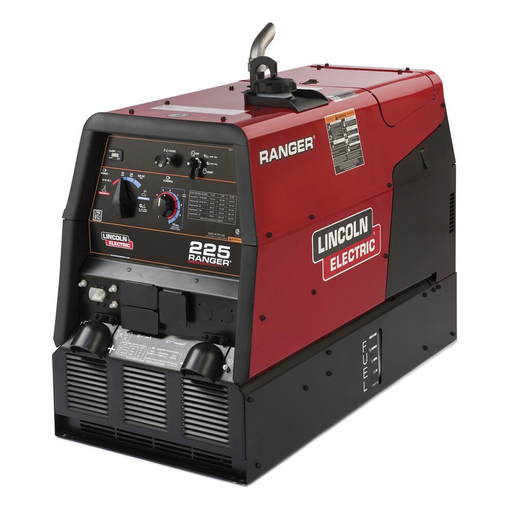 Portable Welder/Generators; Duty Cycle: 225A DC CC/25V/40%; 210A DC CC/25V/100% ; Process: Stick ; Input Current: DC ; Output Current: DC ; Maximum Output Voltage: 230 ; Phase: Single Phase