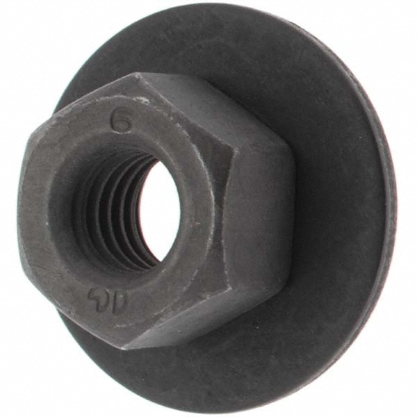 Au-Ve-Co Products - Hex Nut: M6.3x1, Grade 9 Steel, Phosphate Finish ...