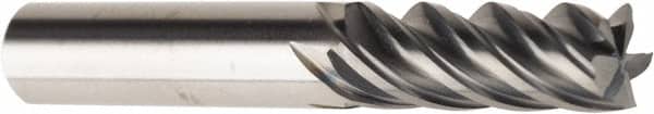 American Tool Service 741-3750 Square End Mill: 3/8" Dia, 5 Flutes, 1" LOC, Solid Carbide 