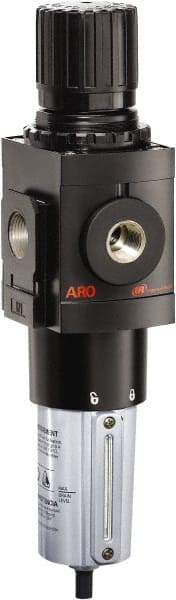 ARO/Ingersoll-Rand P39454-110 FRL Combination Unit: 3/4 NPT, Heavy-Duty, 1 Pc Filter/Regulator 