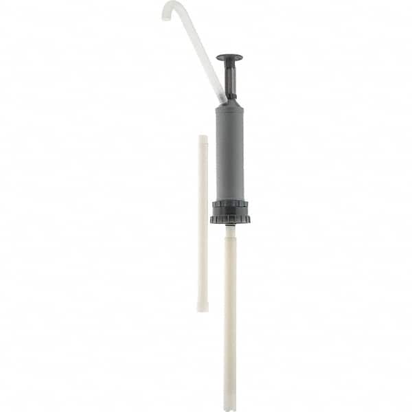 Hand-Operated Drum Pumps; Pump Type: Rotary ; Ounces per Stroke: 8.00 ; Material: Plastic ; For Use With: Most Chemicals ; Drum Size: 15;30;55 gal ; UNSPSC Code: 40151529