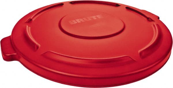 Rubbermaid FG265400RED Trash Can & Recycling Container Lid: Round, For 55 gal Trash Can 