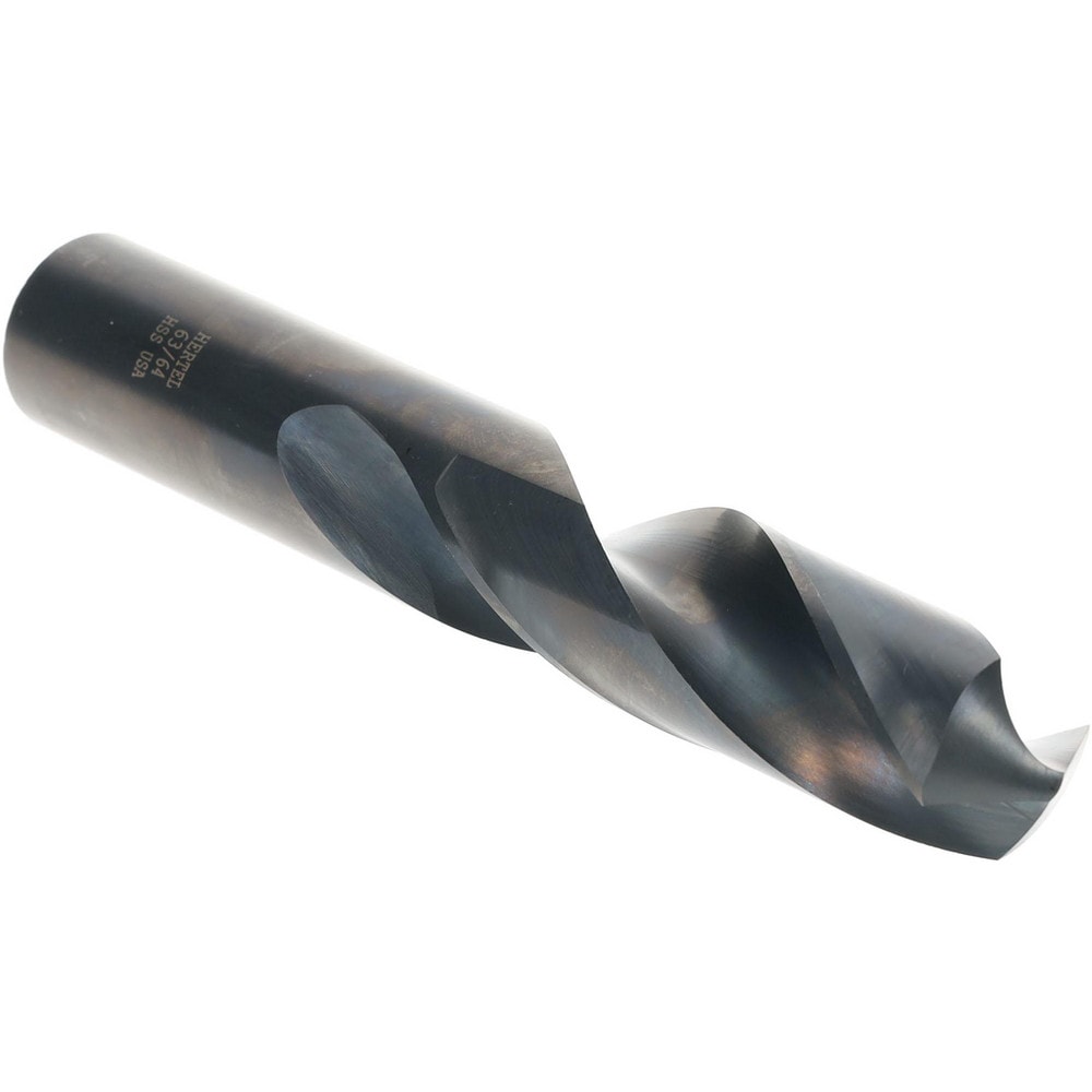 Hertel 61698692 Screw Machine Length Drill Bit: 63/64" Dia, 118 ° Point, High Speed Steel Image