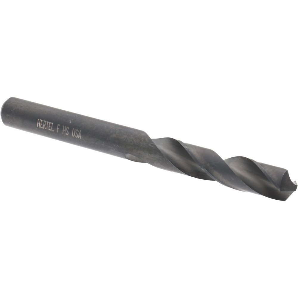 Hertel Screw Machine Length Drill Bit Letter F, 118 deg Point, HighSpeed Steel MSC