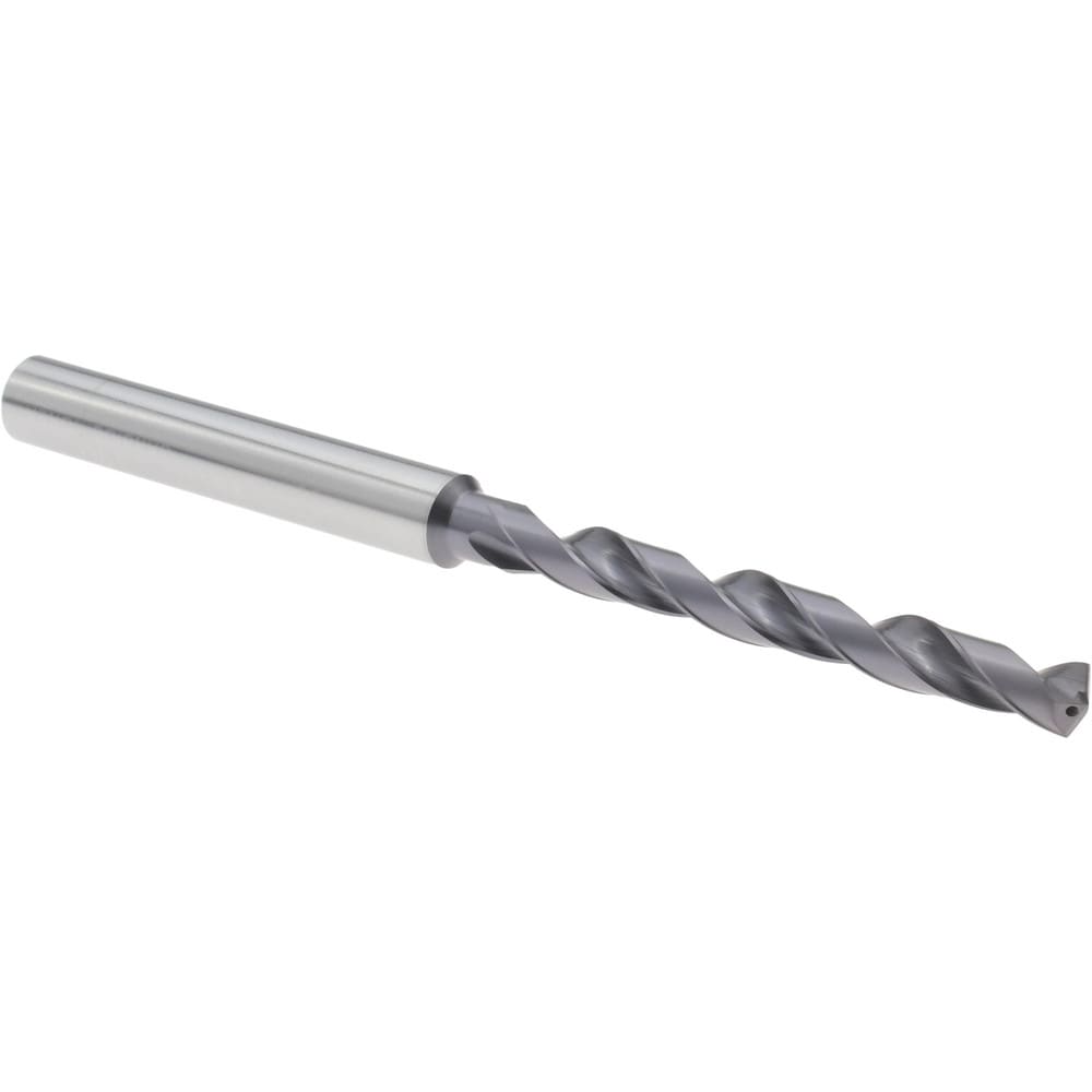 Taper Length Drill Bit: 11/64" Dia, 140 ° Point, Solid Carbide