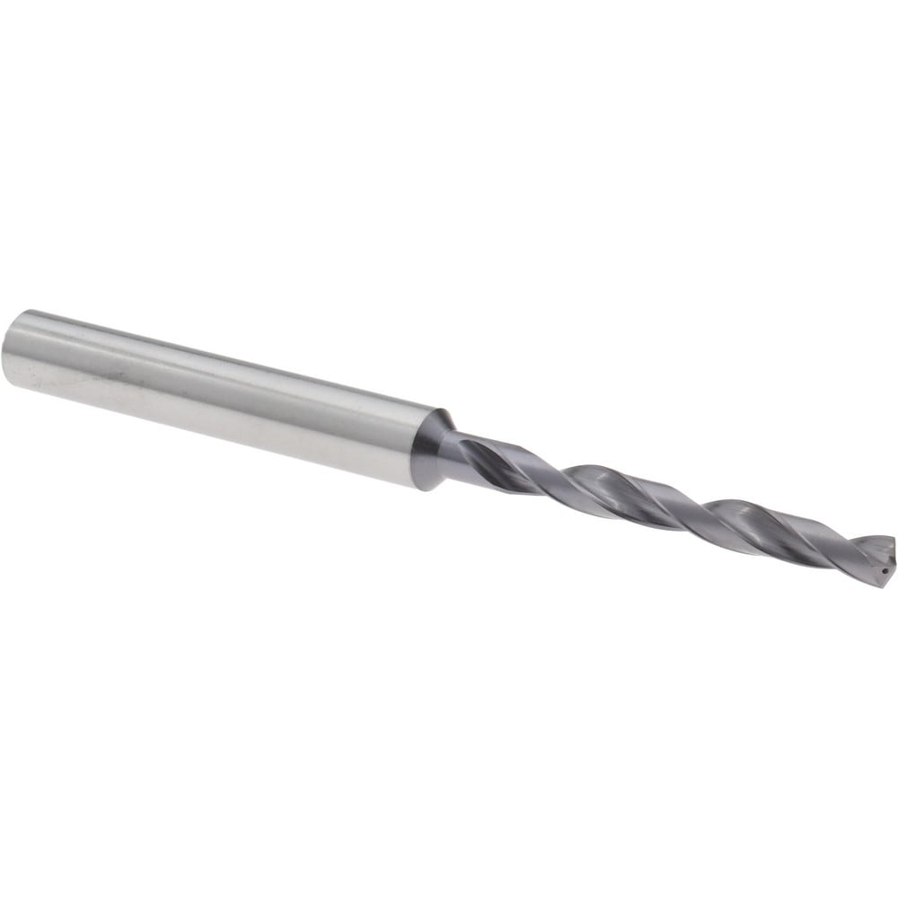 Taper Length Drill Bit: 3.5 mm Dia, 140 ° Point, Solid Carbide