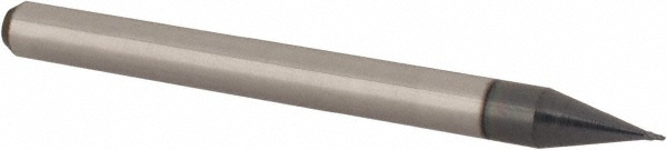 14797422 Ball End Mill: 0.0156" Dia, 0.023" LOC, 2 Flute, Solid Carbide  