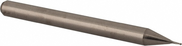 14797425 Ball End Mill: 1/64" Dia, 0.0450" LOC, 2 Flute, Solid Carbide  