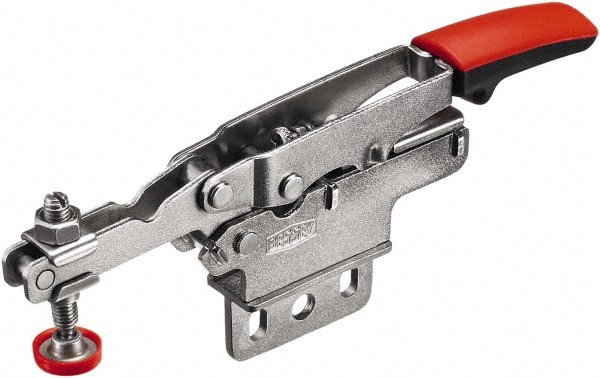 Bessey STC-HV20 Manual Hold-Down Toggle Clamp: Horizontal, 450 lb Capacity, U-Bar, Straight Base Image