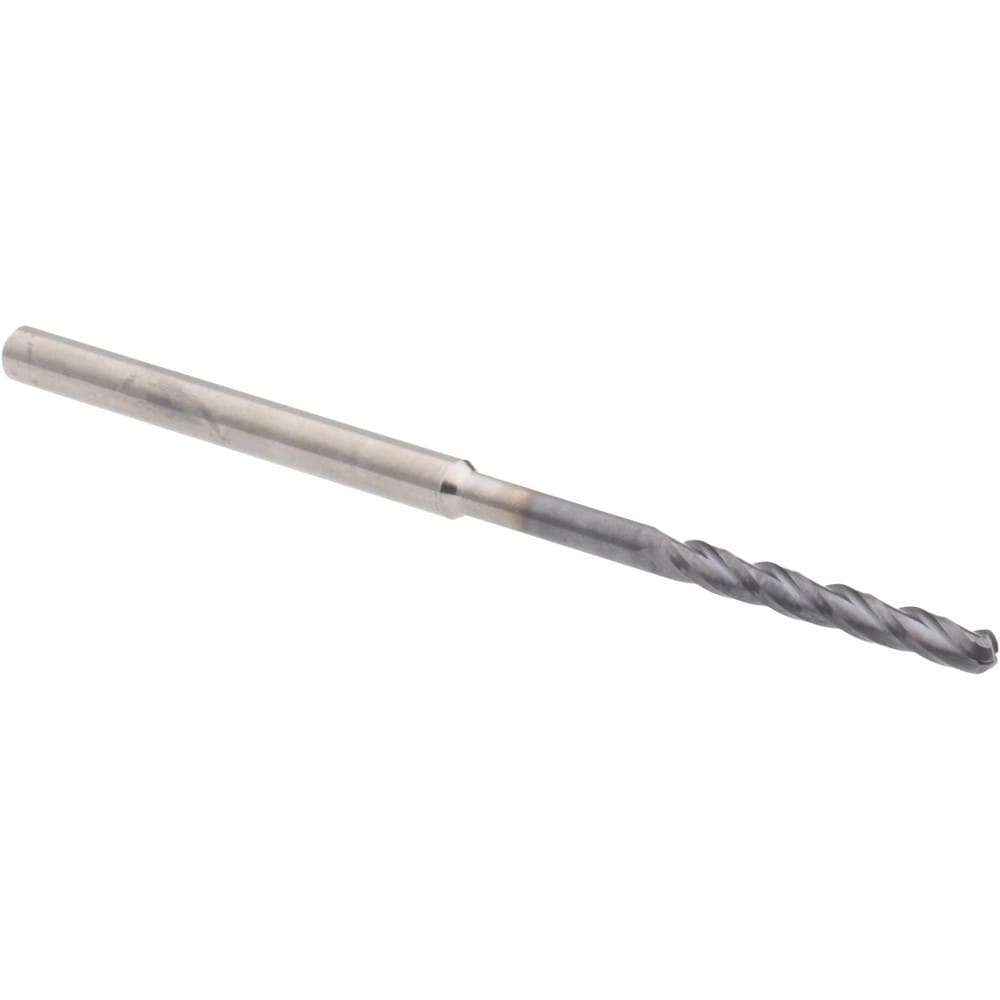 Accupro AP61726188 Ball End Mill: 0.0938" Dia, 0.75" LOC, 3 Flute, Solid Carbide 