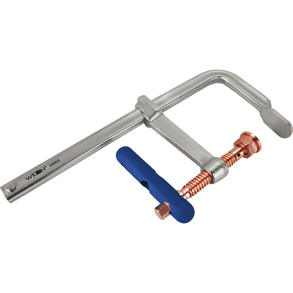 Sliding Arm Bar Clamp: 5.5000" Throat Depth - 2660 lb Clamping Pressure, Series Spark-Duty 2400S