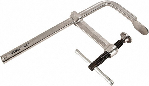 Sliding Arm Bar Clamp: 24" Max Capacity, 4-3/4" Throat Depth