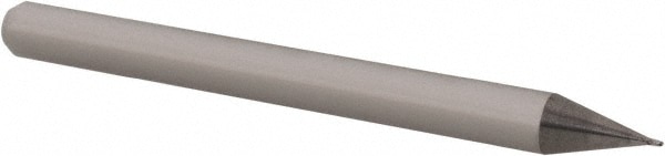 Ball End Mill: 0.014" Dia, 0.021" LOC, 4 Flute, Solid Carbide