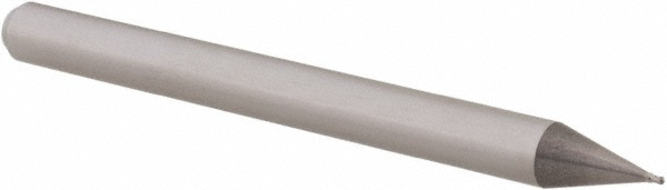 12277141 Ball End Mill: 0.0160" Dia, 0.0240" LOC, 4 Flute, Solid Carbide  